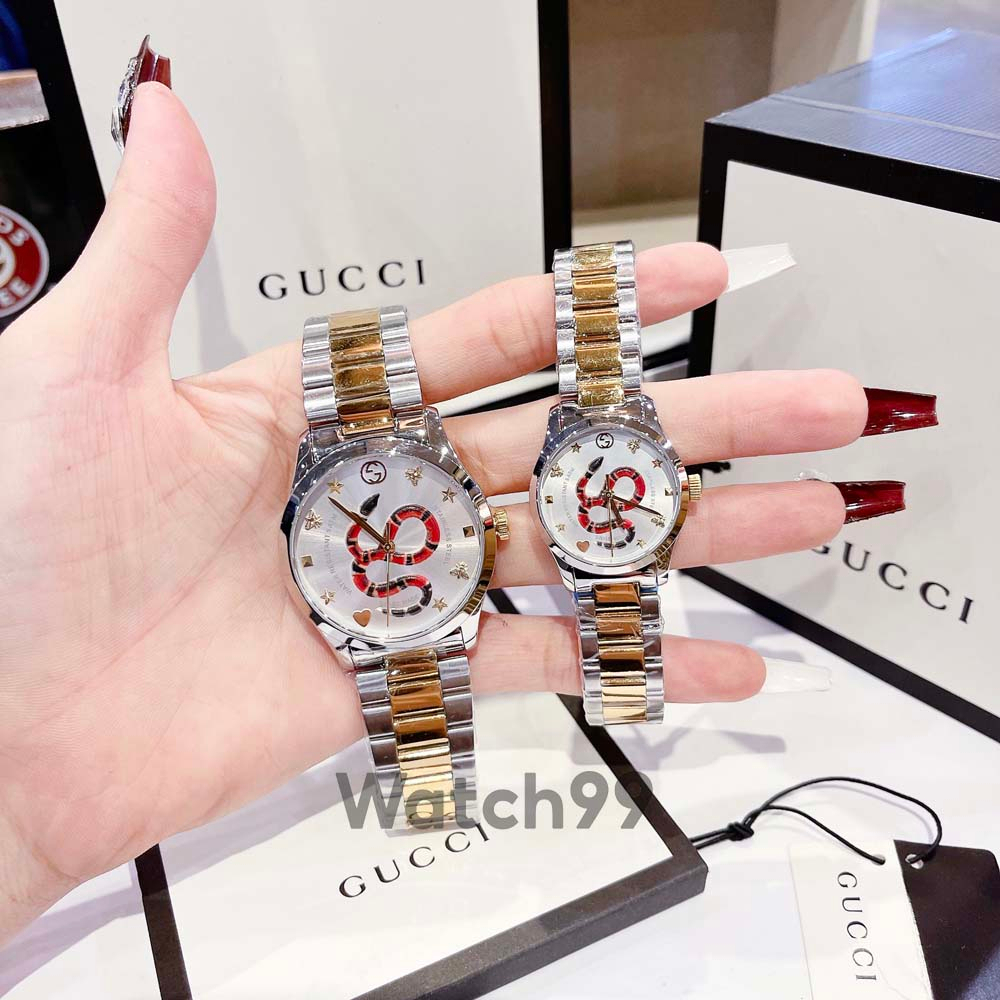 Đồng hồ nữ G.u.c.c.i G-Timeless YA1264075 thiết kế Unisex cực trẻ trung Dial in hình chú rắn cực chất | BigBuy360 - bigbuy360.vn