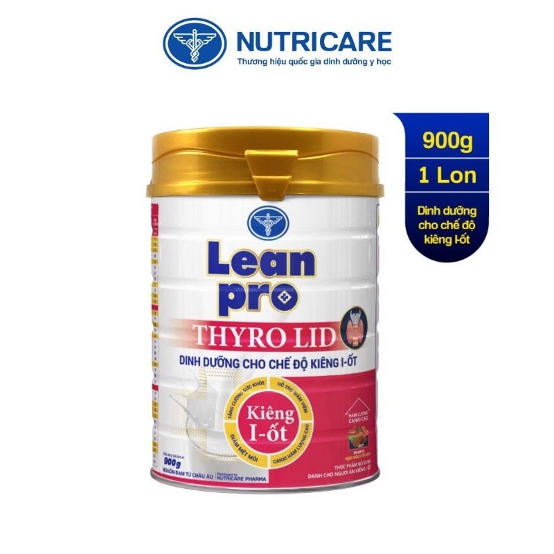 SỮA LEAN PRO THYROLID 900G_(DINH DƯỠNG CƯỜNG GIÁP, UNG THƯ GIÁP ĐANG KIÊNG I ỐT)