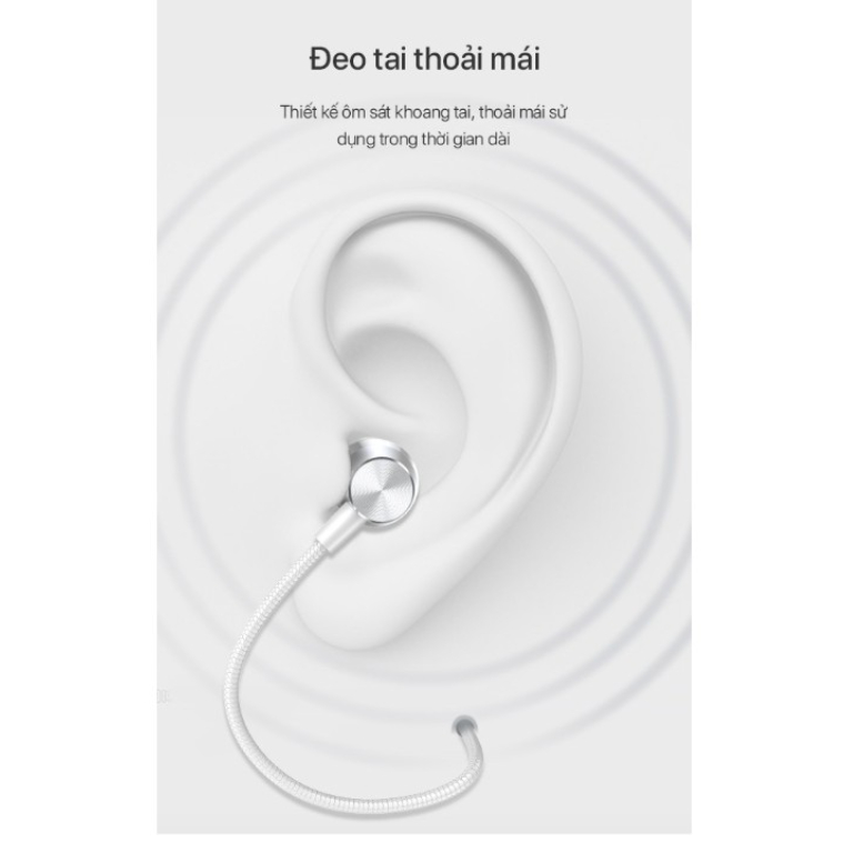 Tai Nghe Có Dây -Jack cắm 3.5mm - Âm Thanh Sắc Nét- ROBOT RE101S