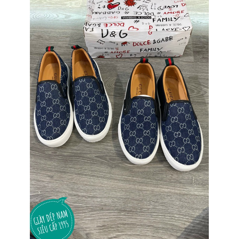 Giày slipon nam cao cấp , Giày lười nam full hộp