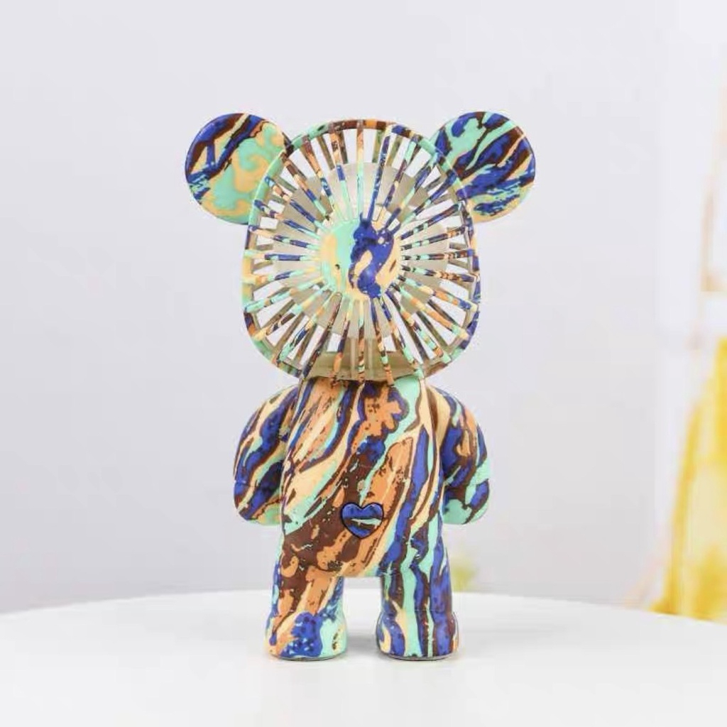 Quạt Mini, Quạt Tích Điện Cầm Tay Gấu Bear Brick Sạc USB Tiện Lợi | BigBuy360 - bigbuy360.vn