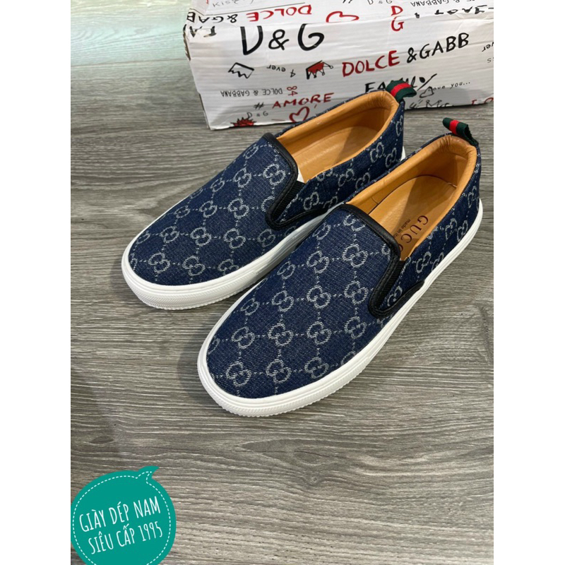 Giày slipon nam cao cấp , Giày lười nam full hộp