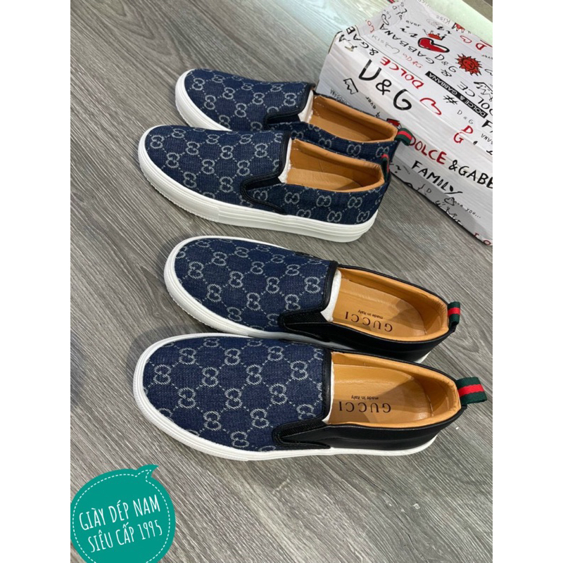 Giày slipon nam cao cấp , Giày lười nam full hộp