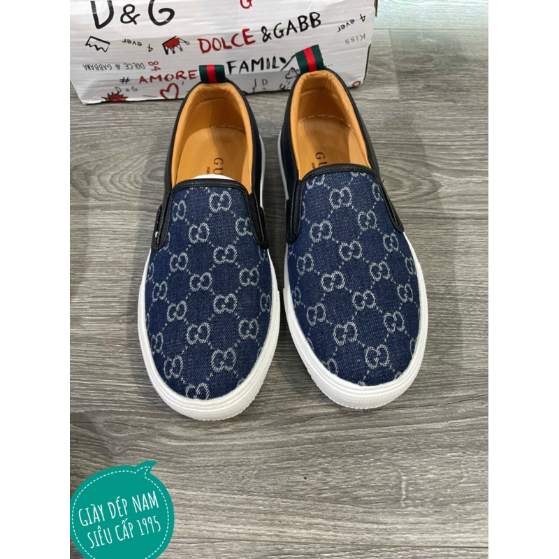 Giày slipon nam cao cấp , Giày lười nam full hộp