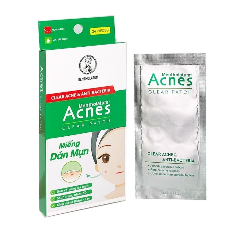 Acnes miếng dán mụn h24m