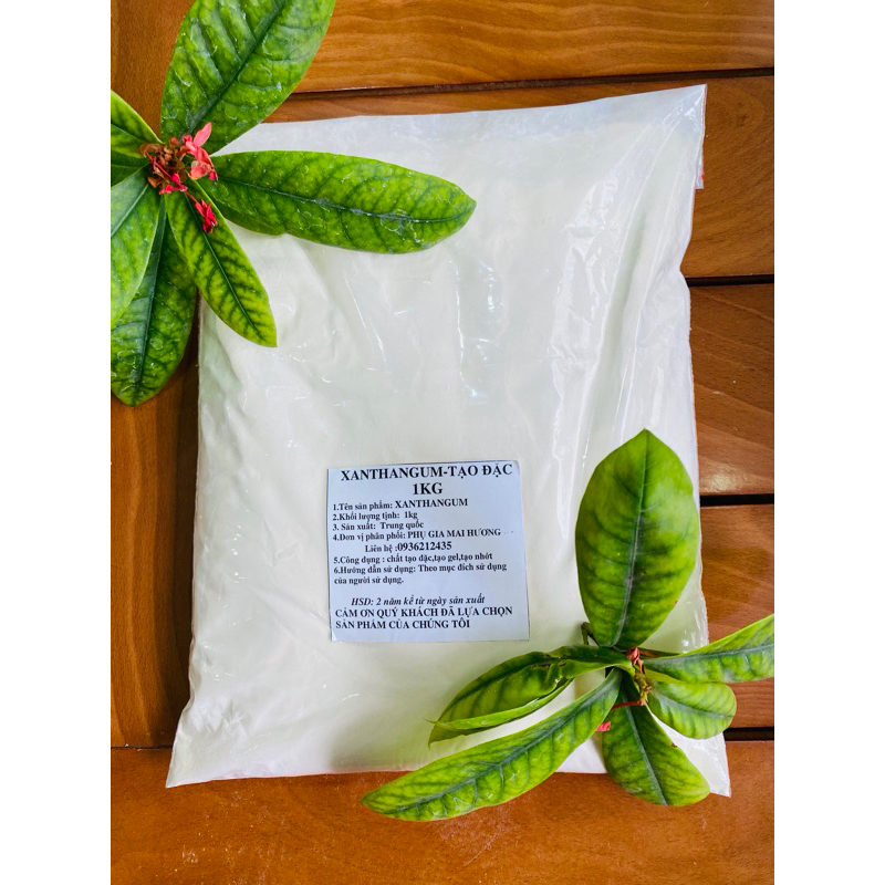 1 kg XANTHANGUM TẠO SÁNH ĐẶC BÉO NGẬY E415 THỰC PHẨM