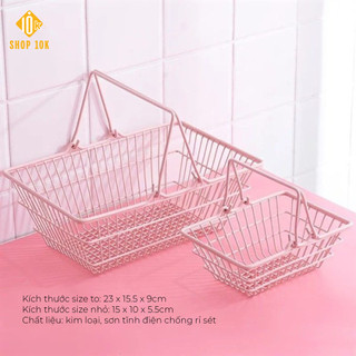 Giỏ đựng mỹ phẩm, giỏ đựng đồ trang trí xinh xắn cỡ to và nhỏ