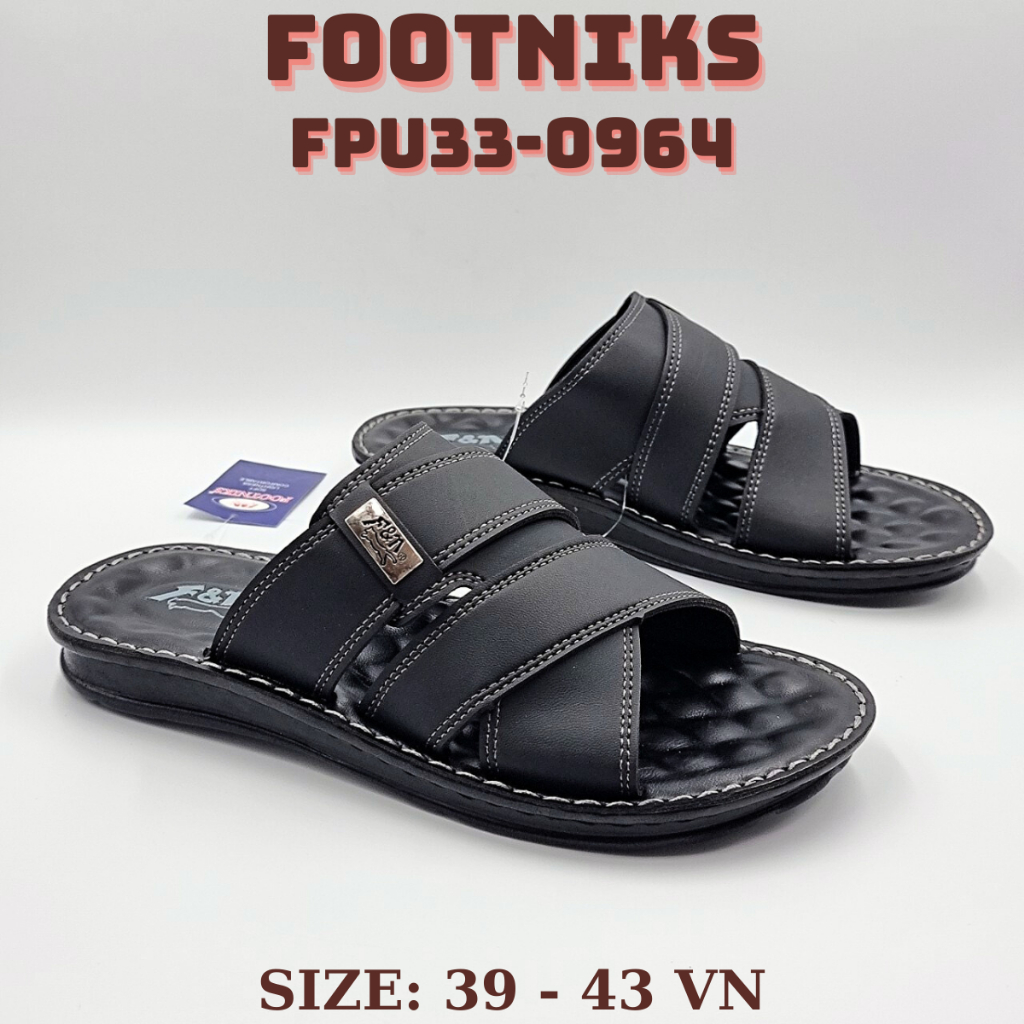 Dép Thái Lan Nam Quai Da Cao Cấp FOOTNIKS FPU33 - 0964M