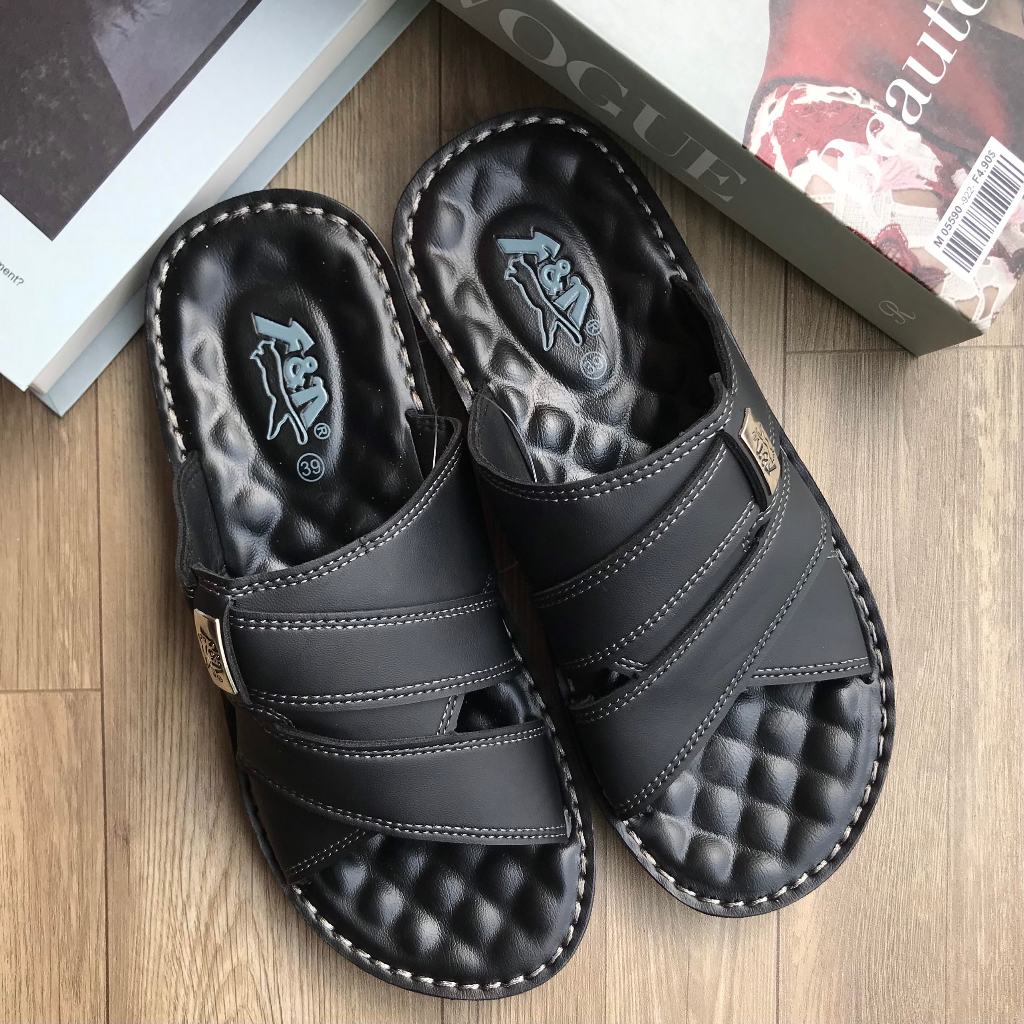 Dép Thái Lan Nam Quai Da Cao Cấp FOOTNIKS FPU33 - 0964M