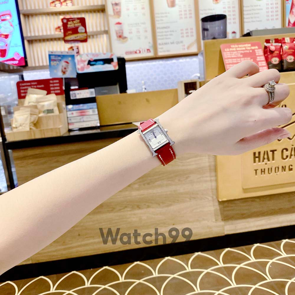 Đồng hồ nữ H.e.r.m.e.s Heure H cao cấp máy thuỵ sỉ Ronda vỏ thép không gỉ mạ PVD | BigBuy360 - bigbuy360.vn