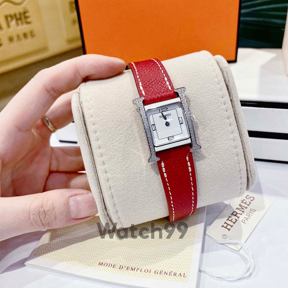 Đồng hồ nữ H.e.r.m.e.s Heure H cao cấp máy thuỵ sỉ Ronda vỏ thép không gỉ mạ PVD | BigBuy360 - bigbuy360.vn
