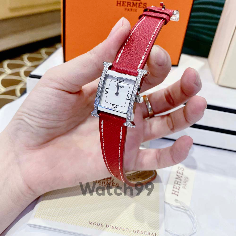 Đồng hồ nữ H.e.r.m.e.s Heure H cao cấp máy thuỵ sỉ Ronda vỏ thép không gỉ mạ PVD | BigBuy360 - bigbuy360.vn