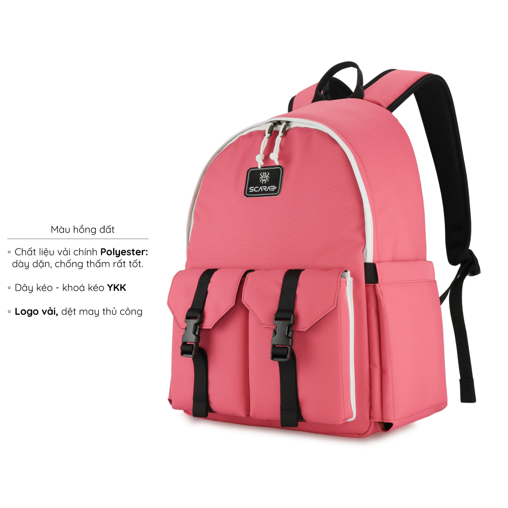 Scarab Daily Backpack Unisex - Balo Thời Trang Đi Học, Đi Chơi Đựng Vừa Laptop 15,6inch
