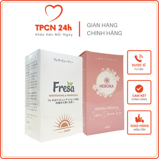 Combo Trắng Da Cân Bằng Nội Tiết Hebora Fresa Nhật Bản