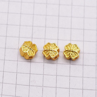Charm cỏ 4 lá màu vàng - KL200 MOCHUONG JEWELRY