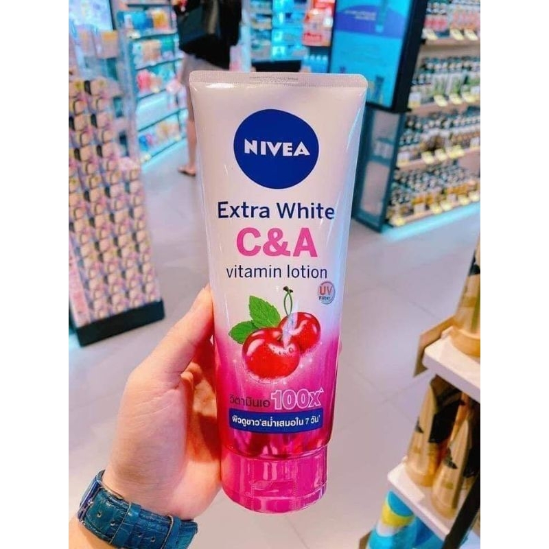 (Hàng Thái) Sữa dưỡng thể Nivea extra white C&A 180ml