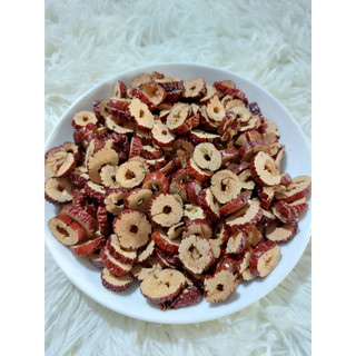 100gr táo đỏ tân cương thái lát sấy khô