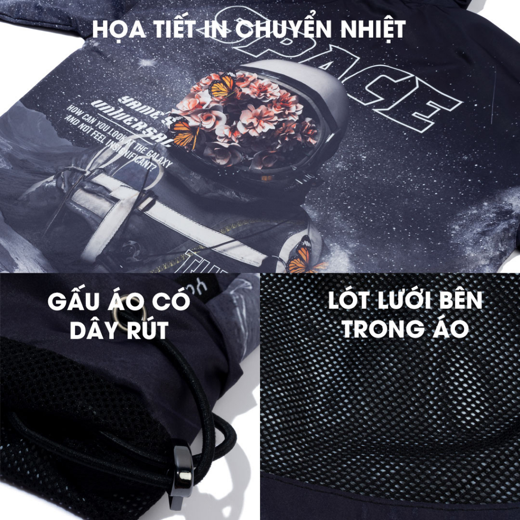 Áo Khoác Nam Nữ Classic Ngân Hà Thời Trang Thương Hiệu Y2010 Space Ver11 21626 |YaMe|