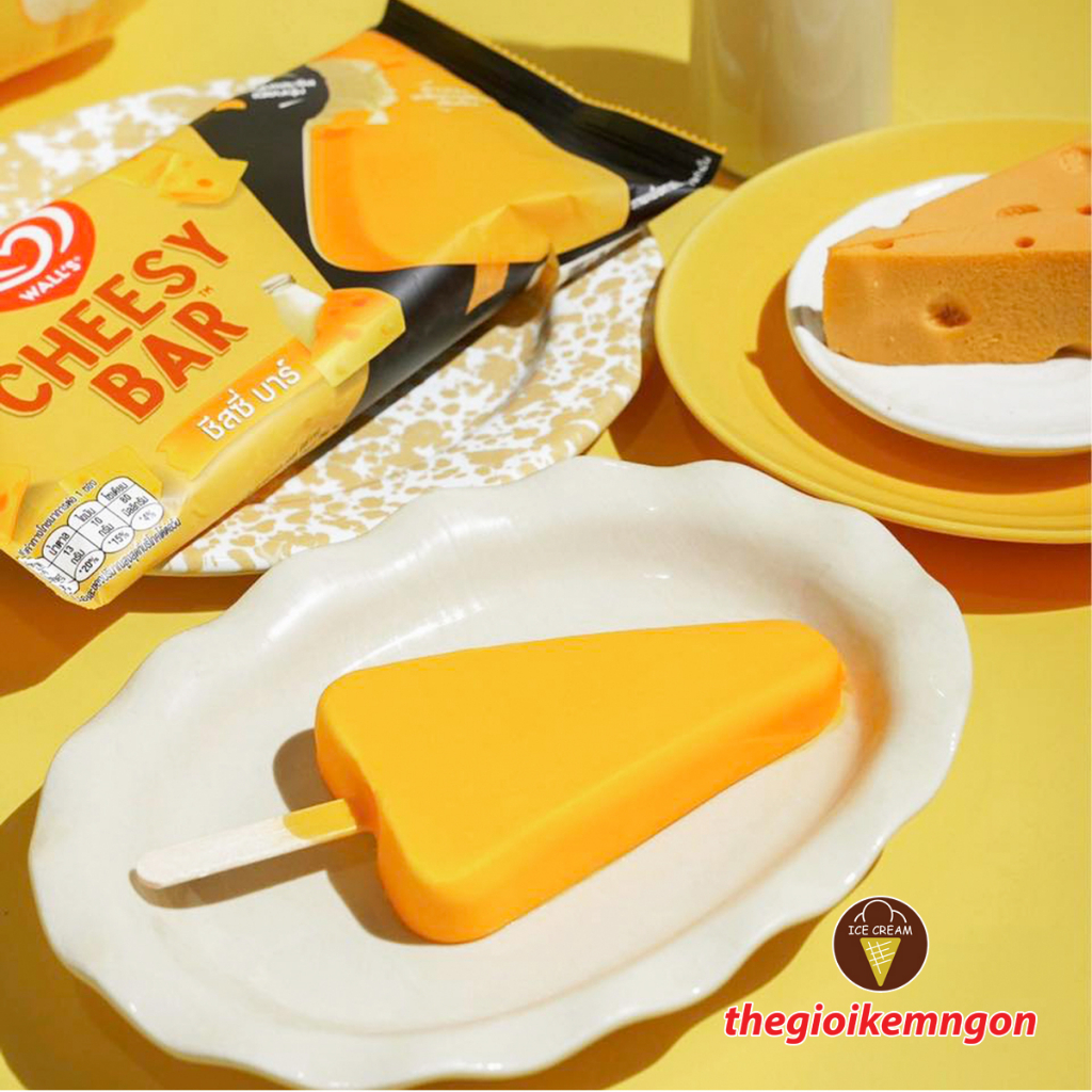 Kem phô mai Wall's Cheesy Bar