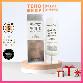 Kem tắm trắng secret key snow white milky pack 200gr