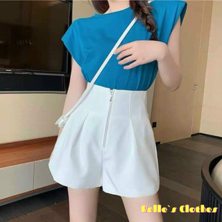 Quần short nữ cạp cao khoá đồng cao cấp