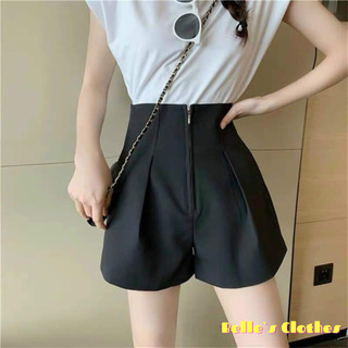 Quần short nữ cạp cao khoá đồng cao cấp