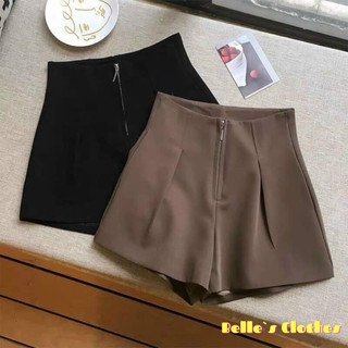 Quần short nữ cạp cao khoá đồng cao cấp