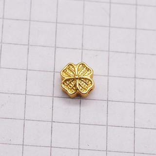 Charm cỏ 4 lá màu vàng - KL200 MOCHUONG JEWELRY