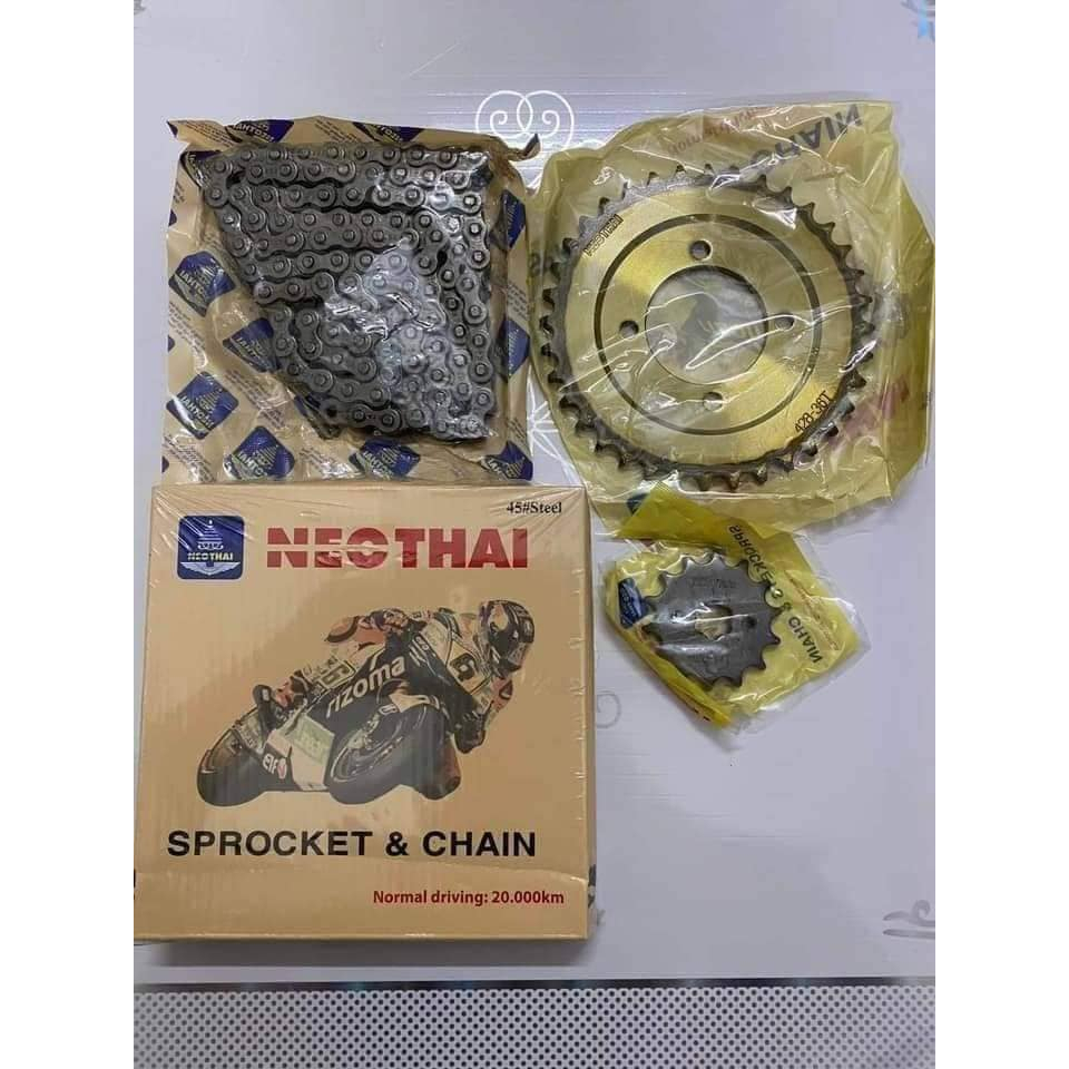 Nhông xích Neo Thai - Nhông sên đĩa các dòng xe Dream/wave ,Rs, Ju/si , FuNEO/WINNER/EX/SI FI Hàng Chính Hãng 9LY