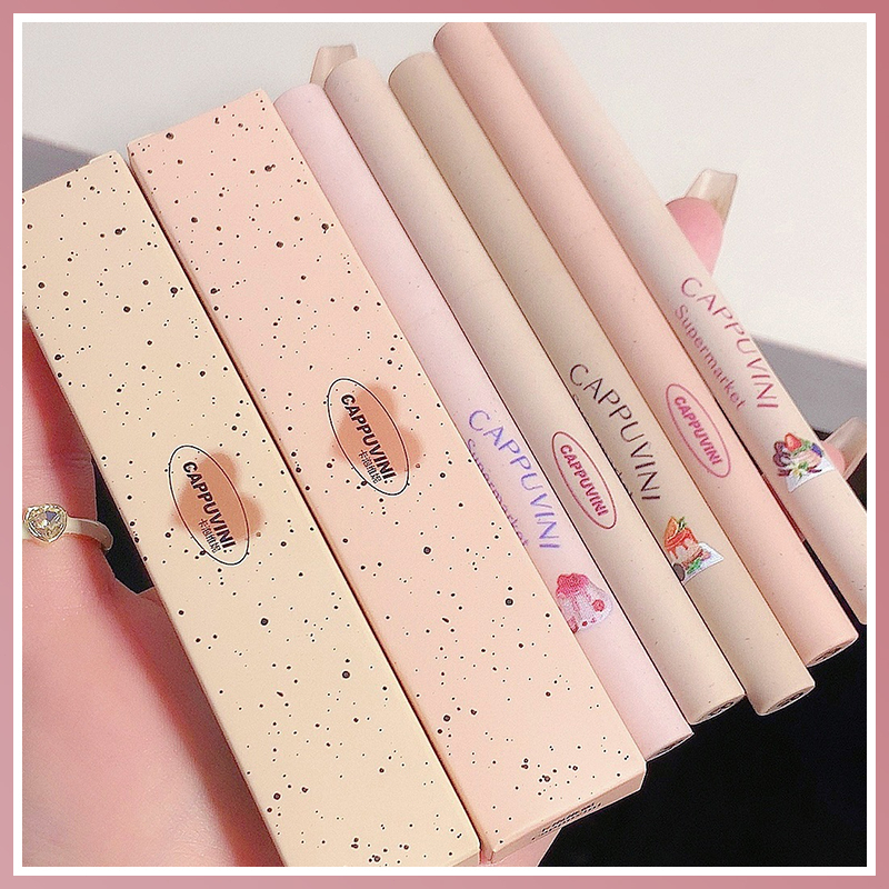 💋Chì kẻ môi CAPPUVINI nhung lì bền màu lâu trôi Milk Mist Series Lip Liner