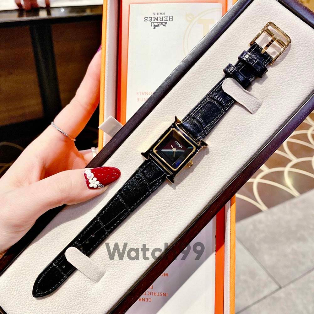 Đồng hồ nữ H.e.r.m.e.s Heure H niền trơn mẫu mới máy nhật bền bỉ | BigBuy360 - bigbuy360.vn