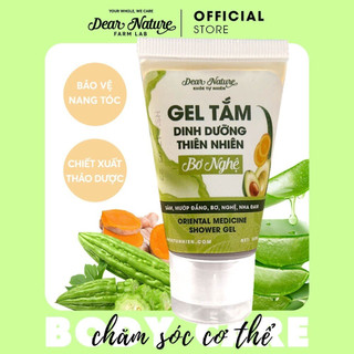 Sữa tắm thảo dược Dear Nature Khỏe Tự Nhiên dòng sữa tắm phục hồi làm trắng trẻ hóa da size du lịch