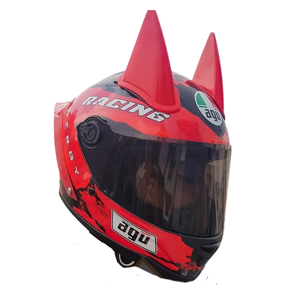 Sừng Gắn Trang Trí Mũ Bảo Hiểm Fullface - Kèm Keo và Ốc Vít