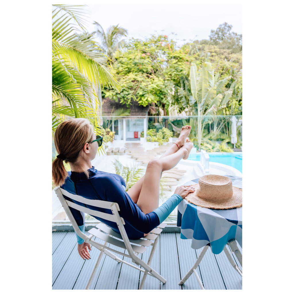 (Có bigsize) Bộ Đồ Bơi Một Mảnh Tay Dài Thời Trang Kín Đáo Chống Nắng Hàn Quốc monikini xịn màu xanh học bơi, đi biển