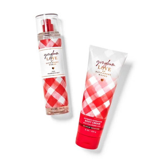 Body mist, body lotion, xịt thơm và dưỡng thể Gingham Love BBW