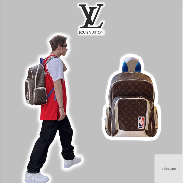 👑-Balo Luon Vuituoi x NB.A Backpack Monogram,Balo Sơn Tùng MTP L.VxNBA cao cấp full box tag cao cấp