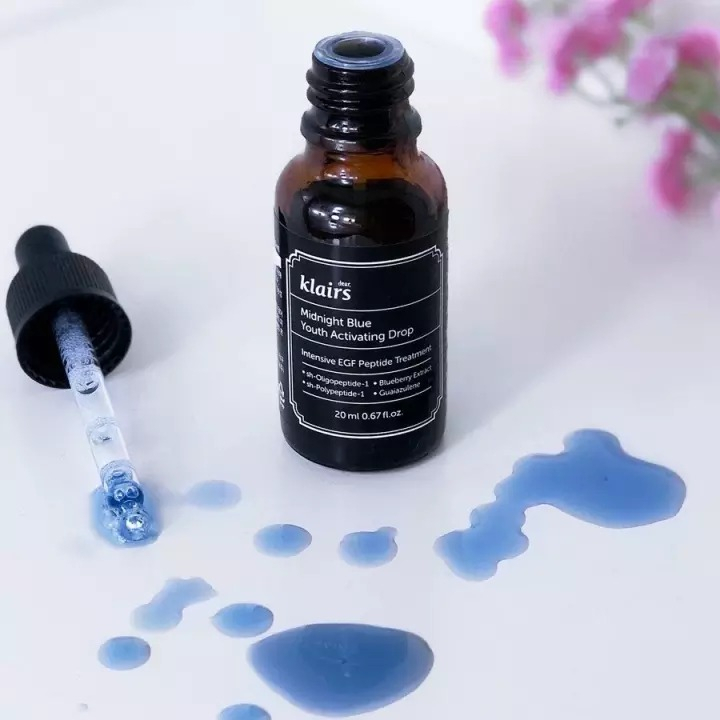 Bộ 2 Sản Phẩm Dưỡng Ẩm Phục Hồi Da Ban Đêm Dear Klairs Midnight Blue (Toner 180ml + Serum 20ml)