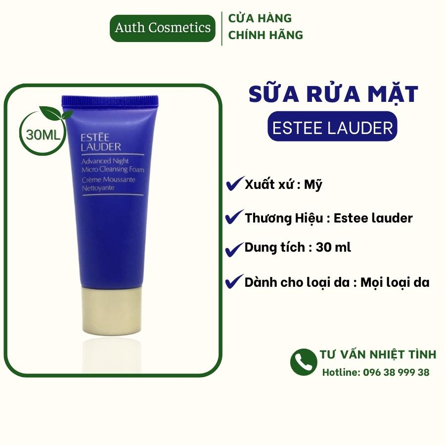 Sữa rửa mặt làm sạch sâu ESTEE LAUDER ADVANCED NIGHT MICRO CLEANSING FOAM
