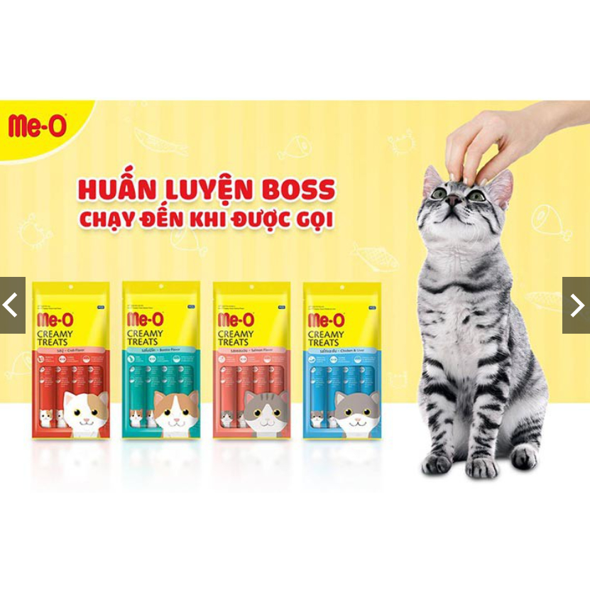 15gr Súp thưởng Me-o Creamy Treat cho mèo 4 vị loại cao cấp