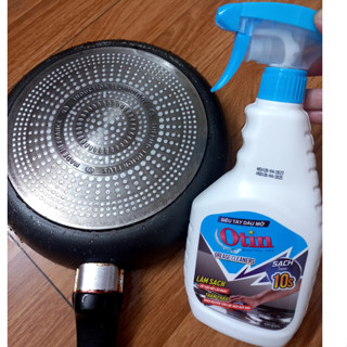 Dung dịch chất tẩy dầu mỡ, tẩy vỉ hút mùi tay bếp ga nước tẩy mỡ tẩy đa năng Otin 600 gram làm sạch nhà bếp