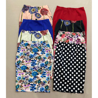 (CV1562) Chân váy thun công sở - Thanh lý vnxk