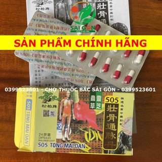 Thông mạch đơn - tong mai dan 505 hộp 24 viên chuẩn - chợ thuốc bắc sài gòn