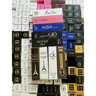 Combo 5 chai nước hoa mini 4d 20ml