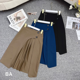 Chân váy A bán xếp ly
