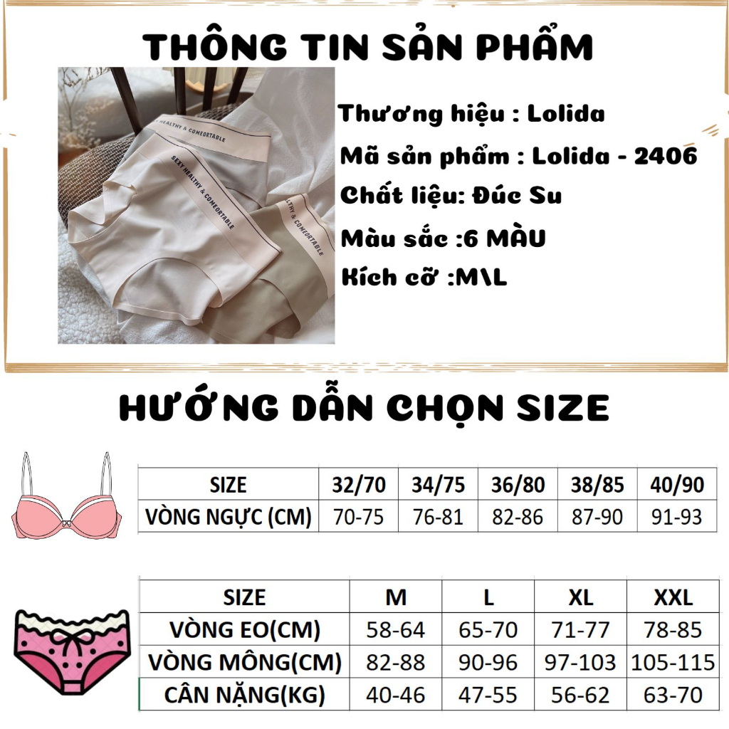 Quần Lót Nữ Đúc Su Lolida Cao Cấp Thiết Kế Đúc Su Lạnh Cạp Cao Tàng Hình Chữ Sexy MÃ 9040