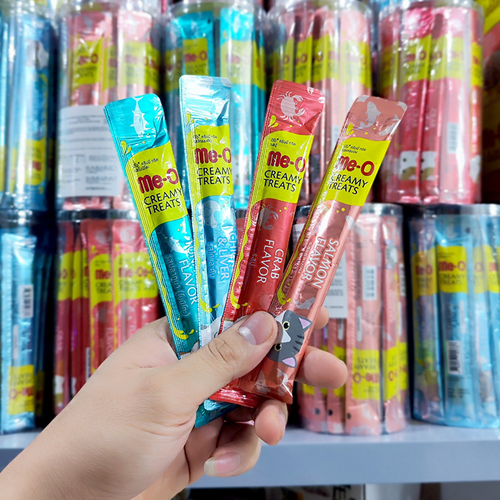 15gr Súp thưởng Me-o Creamy Treat cho mèo 4 vị loại cao cấp