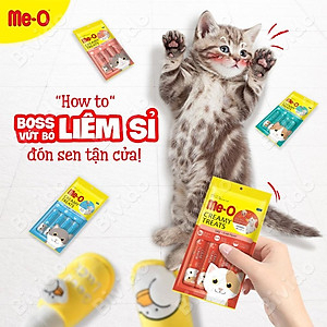 15gr Súp Thưởng Cho Mèo Me-O Creamy Treats Nhiều Vị