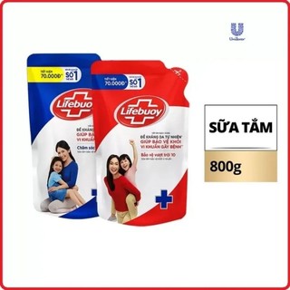 Sữa tắm lifebuoy túi  800g