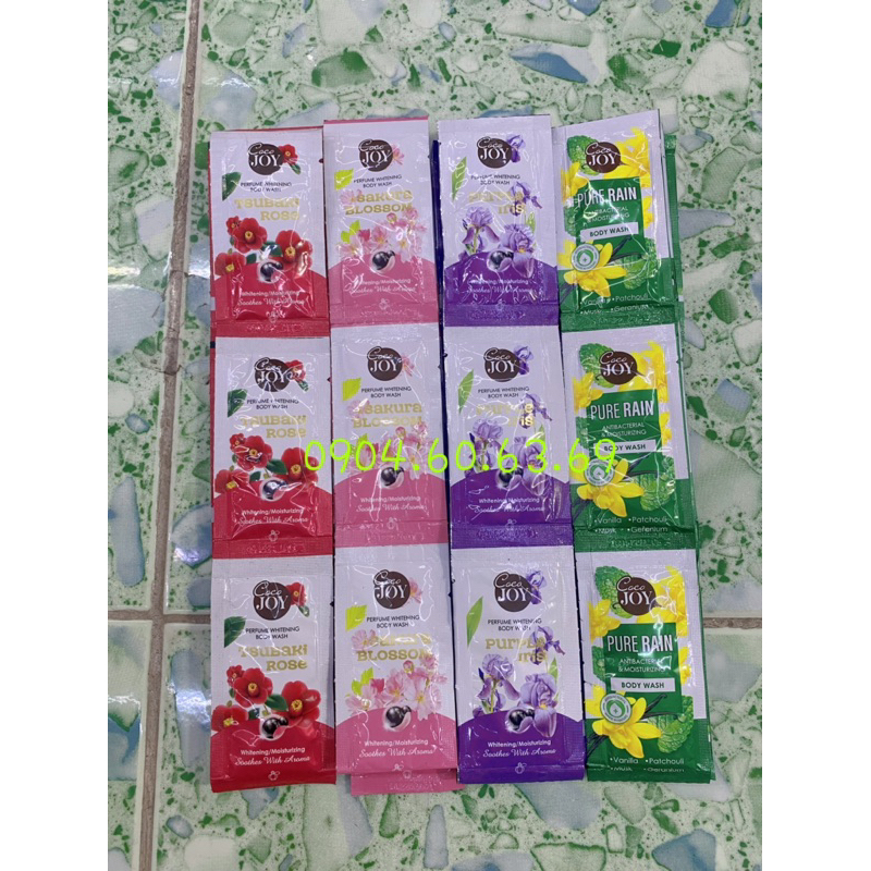 10 Dây Sữa Tắm COCO JOY (1 Dây/12 Gói x 6g )