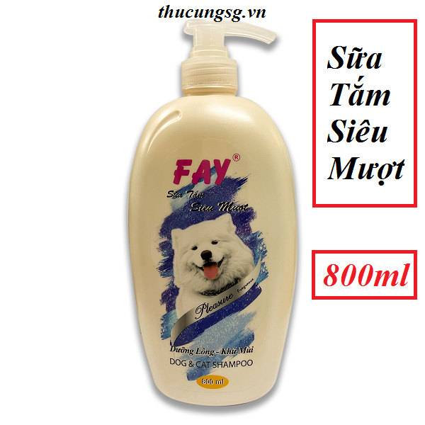 Sữa tắm cho chó FAY siêu mượt Pleasure 800ml